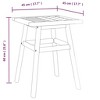 vidaXL Side Table, 17.7"x17.7"x23.6", Solid Wood Acacia - 4 of 4