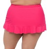 Aqua Green, Women's Ruffle Skirted Bottom - 3 of 3