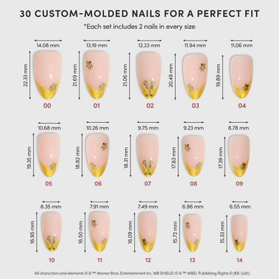 Glamnetic Helga Hufflepuff Press-On Nails - 30ct - Ulta Beauty