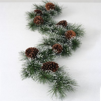 Sullivans Artificial Pine and Cone Garland 72"L Green