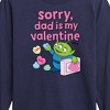 Boys' - Toy Story - Sorry Dad My Valentine Long Sleeve Graphic T-Shirt - 2 of 4