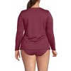 Lands' End Women's SunShade UPF 50 Long Sleeve Relaxed Rash Guard - 2 of 3