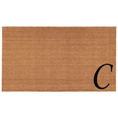 Calloway Mills 153622436C Urban Chic Monogram Doormat 24 In. x 36 In. (Letter C)