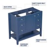 SEVOBAL Bathroom Vanities 36 Inch Bathroom Vanity Base with Cabinet and 3 Drawers for Bathroom, Blue, 35.5"*18"*32.9" - 3 of 4