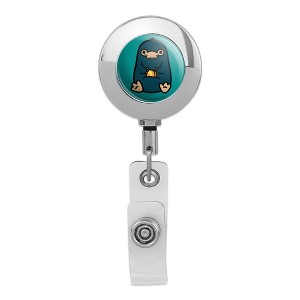 Fantastic Beasts And Where To Find Them Nifler Cute Chibi Character Metal Chrome Badge ID Card Holder Clip - 1 of 3