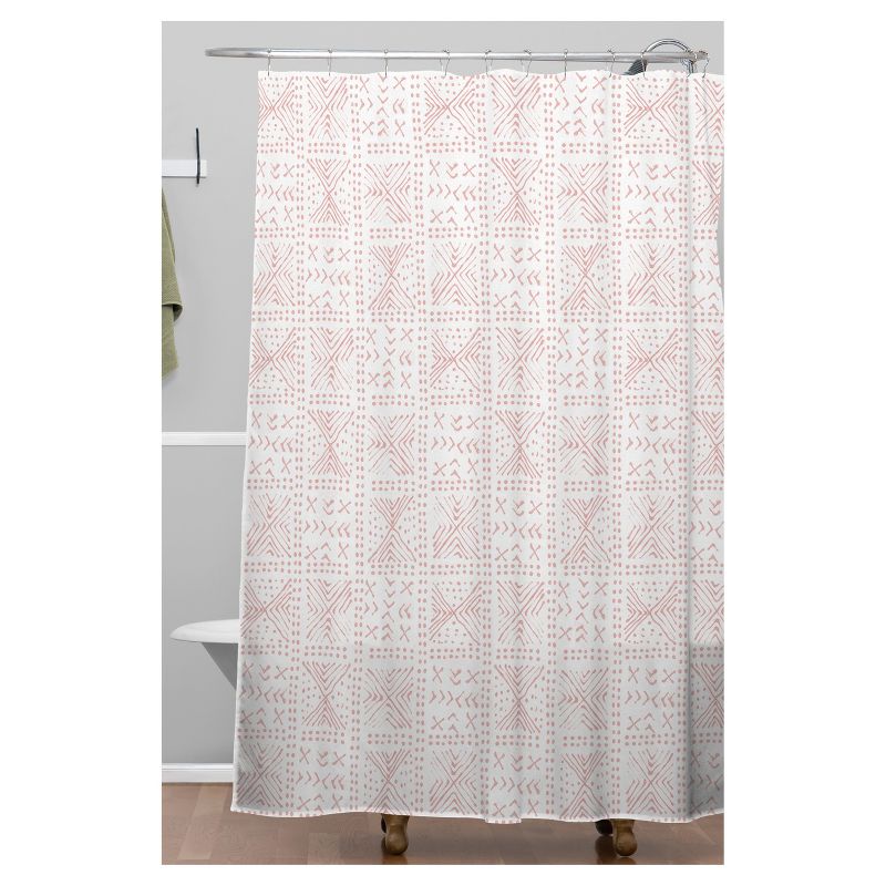 Mosaic Shower Curtain Pink - Deny Designs, 3 of 6