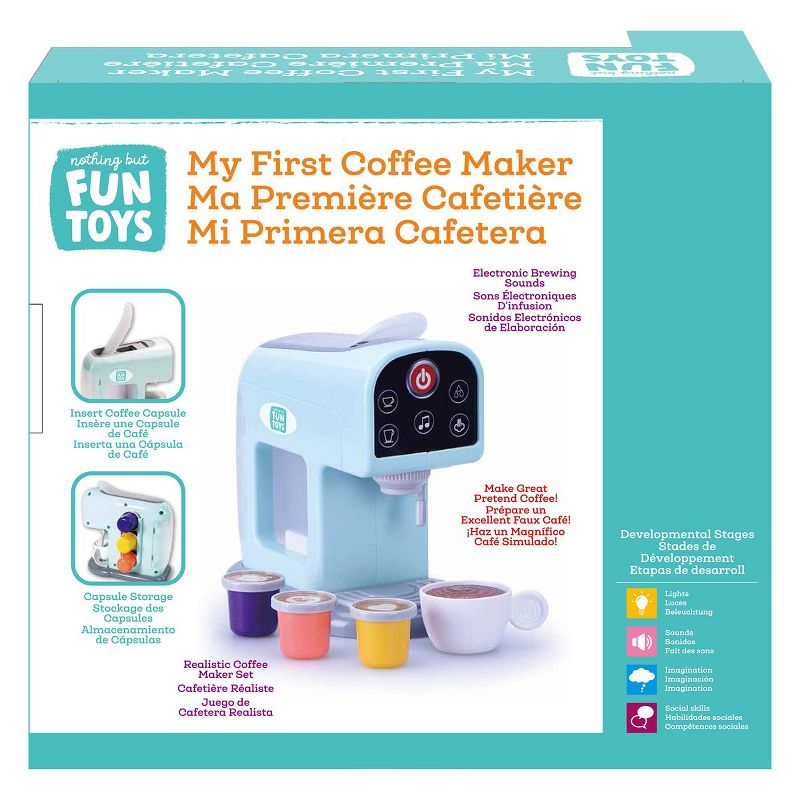 Nothing But Fun Toys My First Coffee Maker with Custom Lights & Sounds, 5 of 7