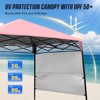 EAGLE PEAK 8x8ft Pop Up Canopy with Sidewall, 8x8 Base 6x6 Top - 4 of 4
