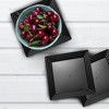 Smarty Had A Party 12" x 12" Black Square with Groove Rim Plastic Serving Trays (24 Trays) - image 3 of 4