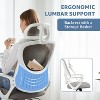 NicBex Adjustable Office Chair Modern Removable Ergonomic Computer Chair with Casters, Arms, Headrest and Lumbar Support for Office, Study - 3 of 4