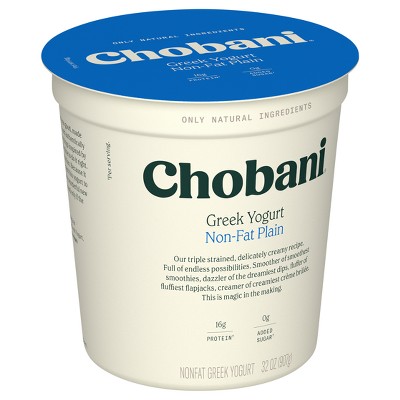 Chobani Plain Nonfat Greek Yogurt - 32oz_1