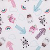 DreamWorks Gabby's Dollhouse Dream It Up Pink, Aqua, Purple PJ's Deluxe Easy Fold Toddler Nap Mat - 4 of 4