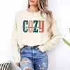 Simply Sage Market Women's Retro Cozy Season Colorful Long Sleeve Garment Dyed Tee - 2 of 4