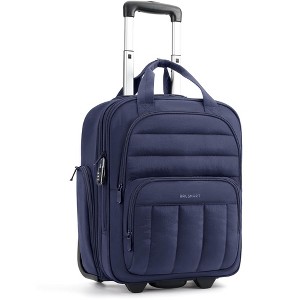 Small Underseat Carry on Luggage with Wheels, 16-inch Under Seat Luggage, - 1 of 4