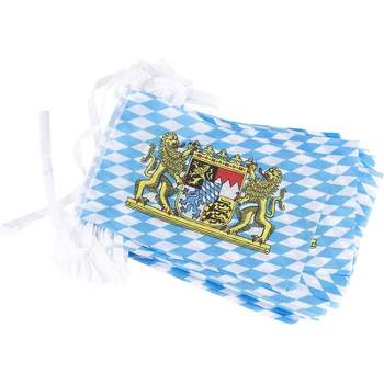 Juvale Bavarian String Flags, Decorative Pennant Banner (80 Feet)