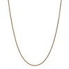 Black Bow Jewelry 1.4mm 14k Yellow Gold Solid Diamond Cut Spiga Chain Necklace - 3 of 4