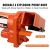 VEVOR Fuel Transfer Pump, 12V DC 20 GPM 1/4 HP, High Flow Cast Iron Gasoline Extractor Pump with Fuel Collection Box Design for Gasoline, Orange - 4 of 4