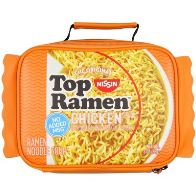 Nissin Top Ramen Lunch Box The Original Chicken Flavor Ramen Noodle Lunch Bag