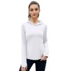 Women's UPF 50+ Sun Protection Hoodie Long Sleeve Lightweight Sun Shirt for Outdoor Running Fishing Hikin - 4 of 4