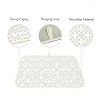 LunaLulinlk 24" x 18" Dish Drying Mat Set of 2 Microfiber Dish Drainer/Rack Pads with Hanging Loop Beige Damask - 2 of 4