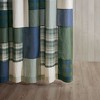 PAGED Cotton Shower Curtain featuring Printed Checkerboard Pattern Design with Machine-Washable Fabric - 2 of 4