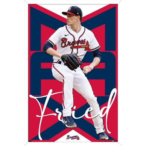  Ozzie Albies Atlanta Braves Poster Print, Baseball