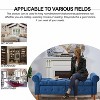 NicBex 64.5 Inch Storage Ottoman Bench Modern Nails Button Tufted Velvet Bench with Unique Arms for Living Room, Bedroom, Entryway - 4 of 4