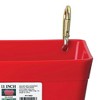Little Giant Heavy Duty Mountable Plastic Fence Feeder Bucket for Feeding Small Livestock and Pets at Home or Farm - 3 of 3