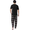 Fruit of the Loom Men’s Fleece Sleep Pant Set, 2-Piece Shirt and Pants - 2 of 4