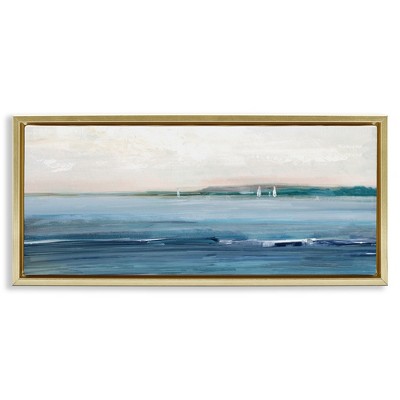 Stupell Industries Morning Sky Abstract Ocean, 31" x 14"