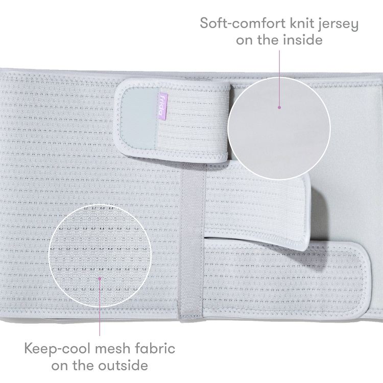 Frida Mom Postpartum Abdominal Support Binder: Spandex, Front Hook and Loop Fastener, Back Elastic, Under Belly, 5 of 6
