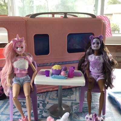 Barbie Cutie Reveal Slumber Party Gift Set With 2 Dolls & 2 Pets : Target