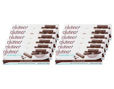 Glutino Gluten-Free Milk Chocolate Covered Wafers - Case of 12/4.6 oz
