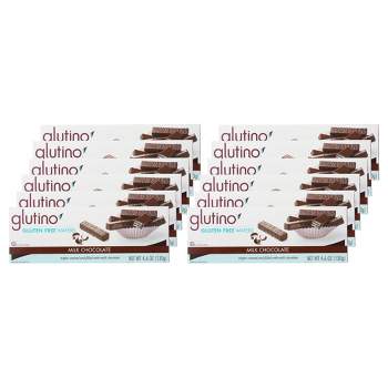 Glutino Gluten-Free Milk Chocolate Covered Wafers - Case of 12/4.6 oz