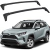 Roof Rack Cross Bars, Roof Bars Compatible with 2019-2022 Toyota RAV4 Crossbars for Rooftop Cargo Carrier, Luggage, Kayak, Bike, Snowboard - 2 of 4