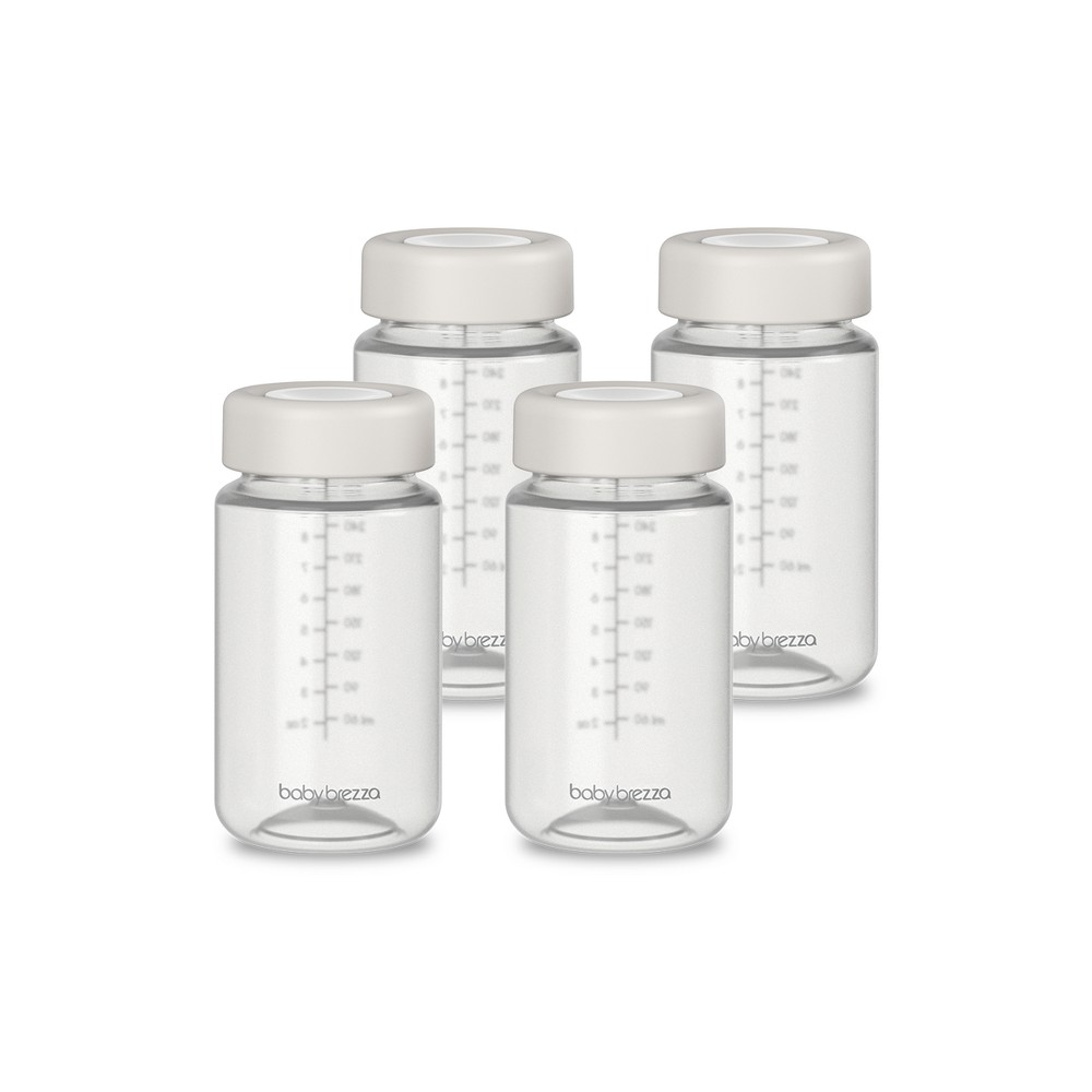 Photos - Kids Tableware Baby Brezza Breast Milk Storage Bottles compatible with Portable Coolers - 4ct 