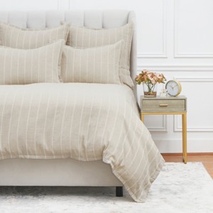 EY Essentials Revere Natural King Duvet Cover - 1 of 4