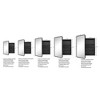 TEHOME Farmhouse Recessed Metal Rectangular Bathroom Medicine Cabinets with Mirror - 4 of 4