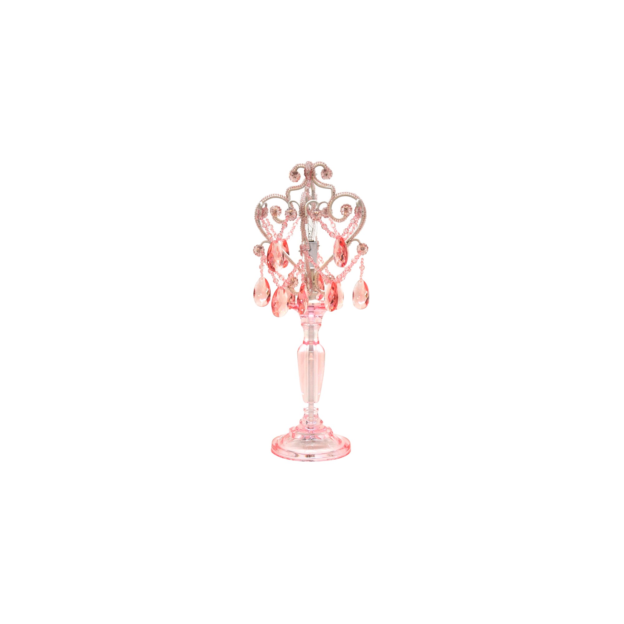 Tadpoles Chandelier Table Lamp - Pink (Lamp Only), Women's