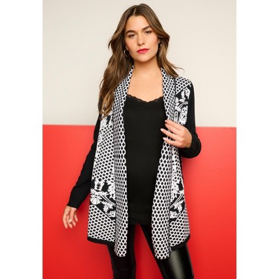 Roaman's Diamond Cage Cardigan Sweater