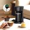 Kismile Single Serve Coffee Maker, 14Oz Thermal Travel Mug with Stainless Steel Interior - 3 of 4