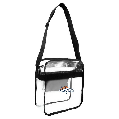 NFL Denver Broncos Clear Carryall Crossbody Bag