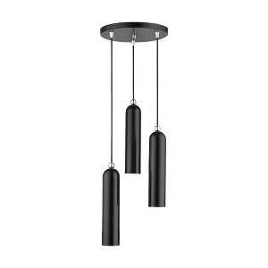 Livex Lighting Ardmore 3 - Light Pendant in  Shiny Black - 1 of 1