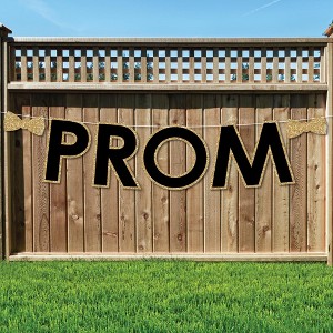 Big Dot of Happiness Prom - Large Prom Night Party Decorations - Prom - Outdoor Letter Banner - 1 of 4