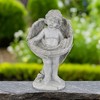 Northlight Cherub Wrapped in Wings Outdoor Garden Statue - 8" - 2 of 4