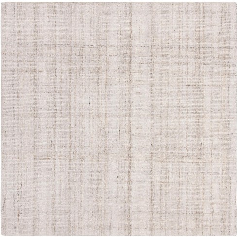 Abstract Abt141 Hand Tufted Area Rug - Ivory/beige - 8'x8' - Safavieh ...