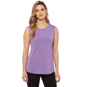 Rekucci Women's Soft Jersey Knit Sleeveless Tank Top – Casual & Versatile Everyday Wear - 1 of 3