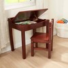 Melissa & Doug Wooden Child's Lift-Top Desk and Chair - Espresso - image 4 of 4