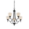 Savoy House Herndon 5 - Light Chandelier in  Satin Nickel - 3 of 4