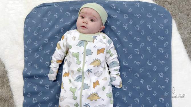 The Peanutshell Cotton Baby Boy Layette Set - Blue Camo, 23-Pieces, Navy/Gray, 0-3 Months, 2 of 9, play video